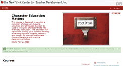 Desktop Screenshot of classes.nyctd.org